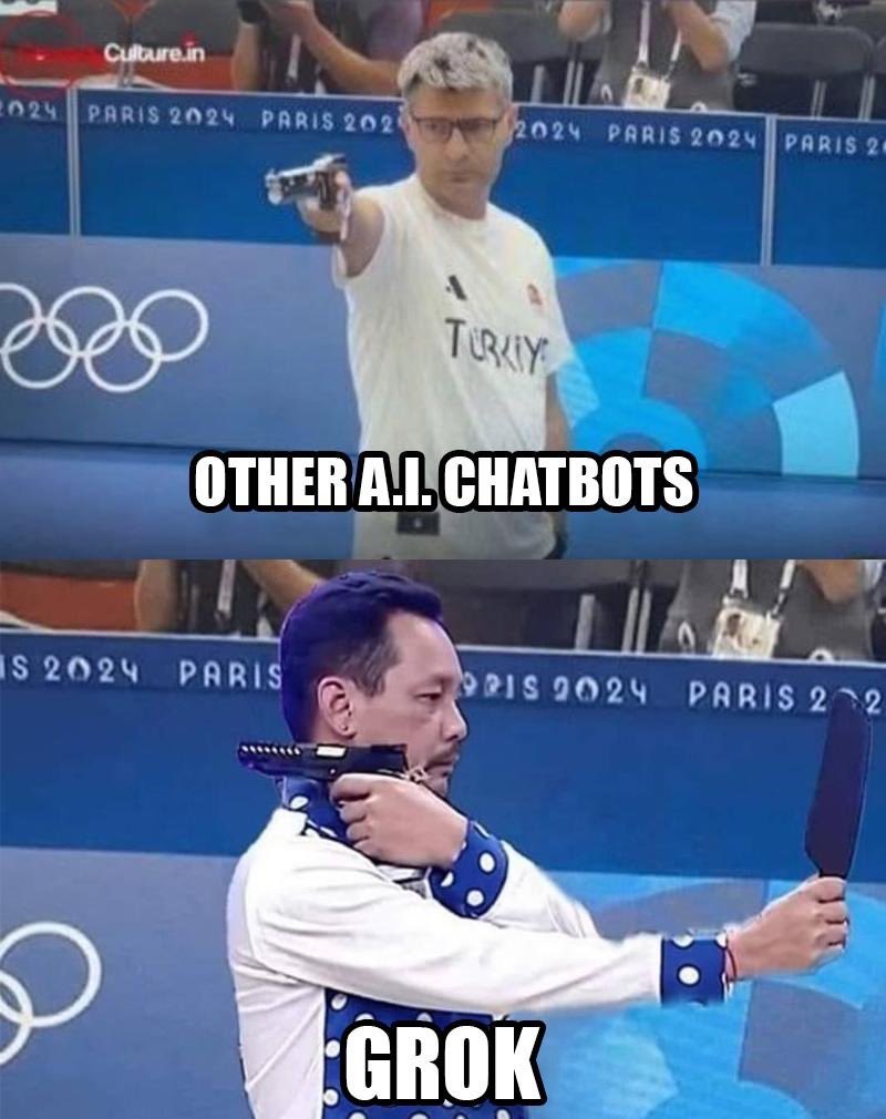 cb_doge's tweet photo. Grok is the most fun A.I. on the internet. https://t.co/mnefVpNjlD