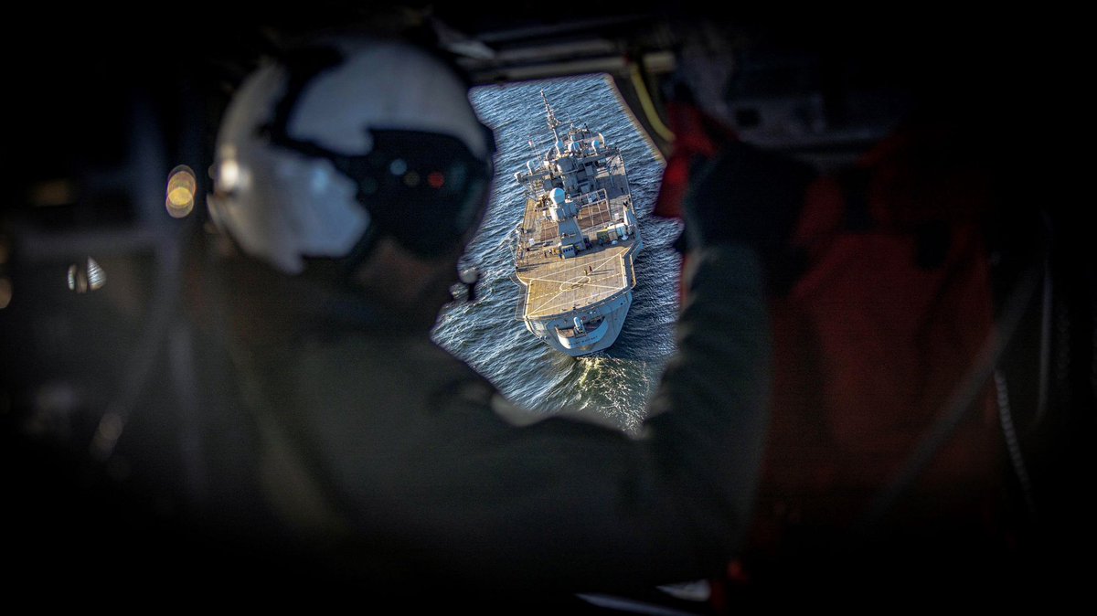 US_EUCOM's tweet photo. Birds eye view 🦅

Through coordinated efforts and mutual support, #NATO Allies continuously work together to bolster #BalticSeaSecurity. 🌍 #StrongandStrategic #ReadyandPostured https://t.co/Ly2Gdvdfit