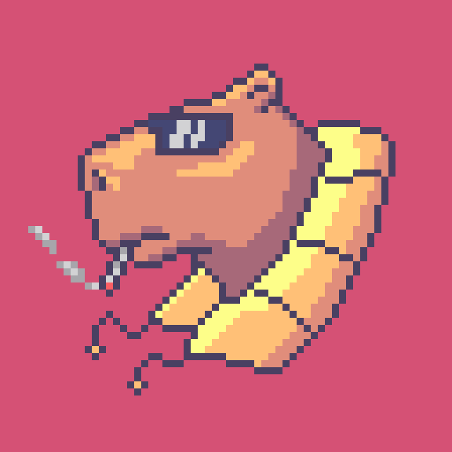dulcahn's tweet photo. Be Cool Capybara for Today's theme #capybara. #pixel_dailies @Pixel_Dailies #pixelartist #pixelart #ドット絵 #pixelartwork #pixel https://t.co/AENtaEKEo3