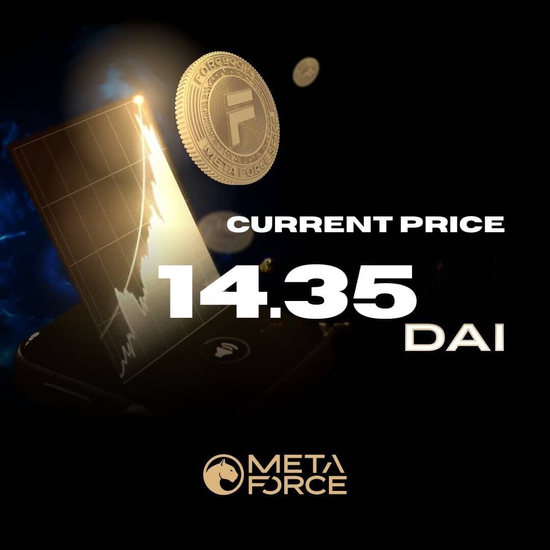 Prazidowildfire's tweet image. I posted $mfs yesterday at $8.02 and now it's $14.35 🔥

🔥 1 Forcecoin =14.35Dai 💥

Congratulations to all coin holders on reaching this milestone! 🚀🚀 

Our coin continues to grow at a tremendous pace and shows no signs of slowing down!

#Metaforce #Forcecoin $Mfs
