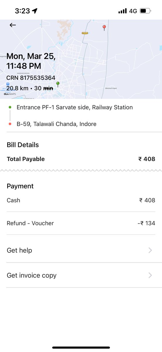 manish12leo's tweet photo. saying it can be used for future discounts, which is totally bulshit as I didn’t get any discount, everytime I book a ride your captains deny to accept it after knowing about the coupon. https://t.co/fZOcLIqJqU