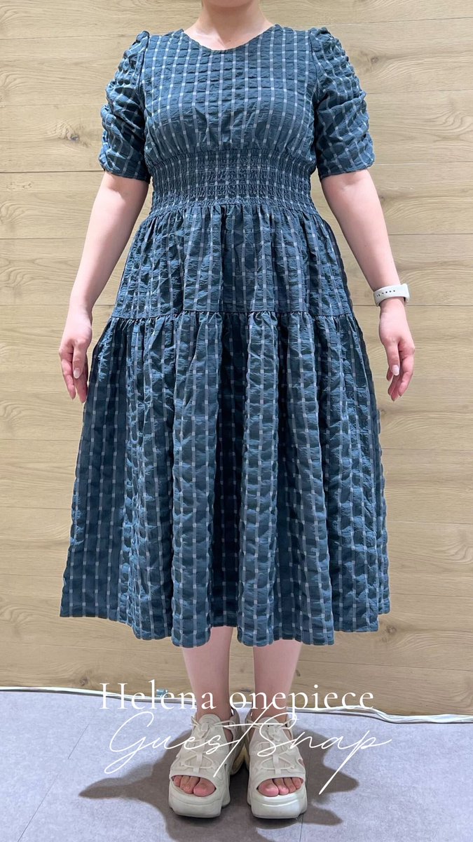 CINEMATIQ ヘレナワンピース グリーン 元鈴木さん 緑 CINEMATIQ ヘレナ