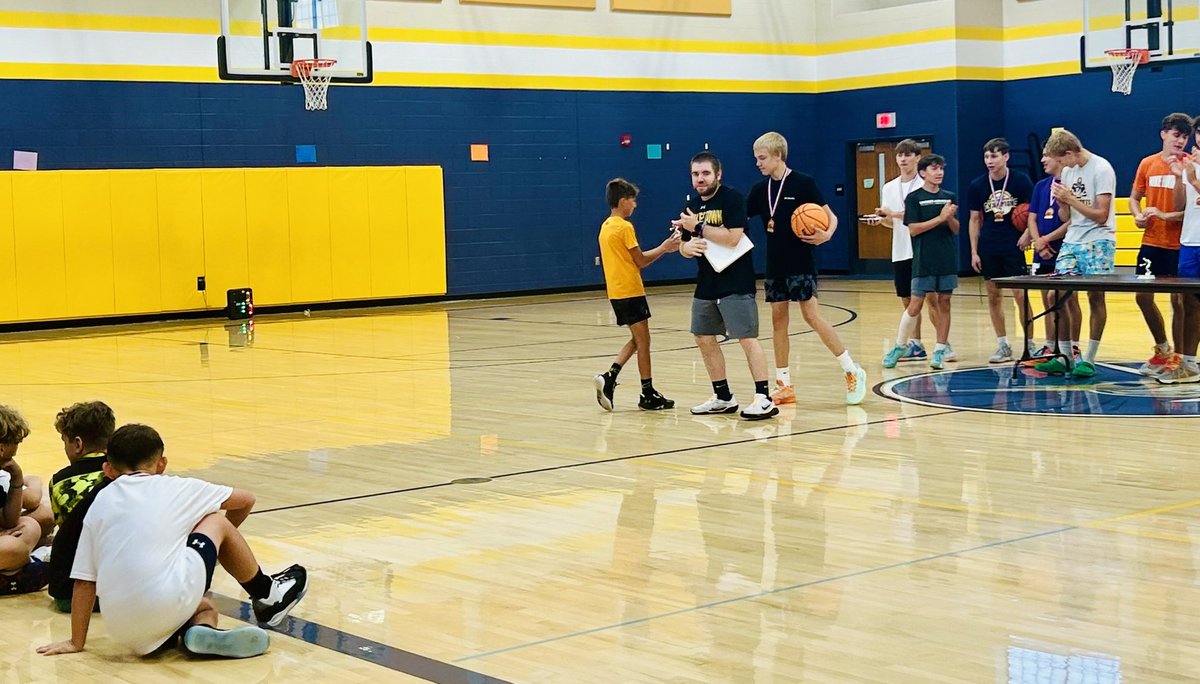 LtownAthletics's tweet photo. Coach Gaffey’s last day of basketball camp ended with championships, awards and a lot of fun!! Way to go Coach. https://t.co/aSf598WS2l