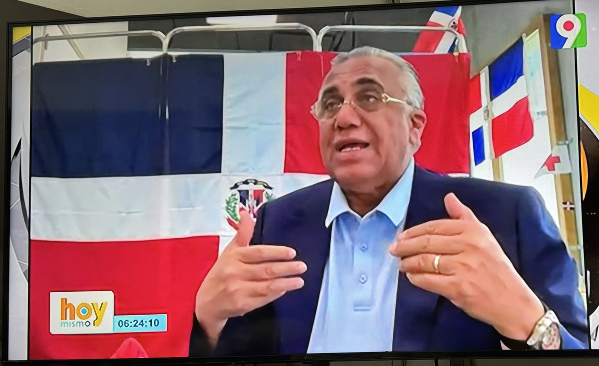 “Encendía@ esta la mañana y es que es la hora de la alegría de <a href="/hoymismo2/">Hoy Mismo</a> por <a href="/ColorVisionC9/">ColorVisión9</a> 
Y Don <a href="/luisinmejia/">Luis Mejía Oviedo</a> hoy desde París <a href="/juegosolimpicos/">Los Juegos Olímpicos</a> 
<a href="/yohannavaen/">Yohanna Valenzuela</a> <a href="/eliasruizmatuk1/">Elias Ruiz Matuk</a> <a href="/geomargarciard/">Geomar Garcia Rojas</a> #OliverPeña