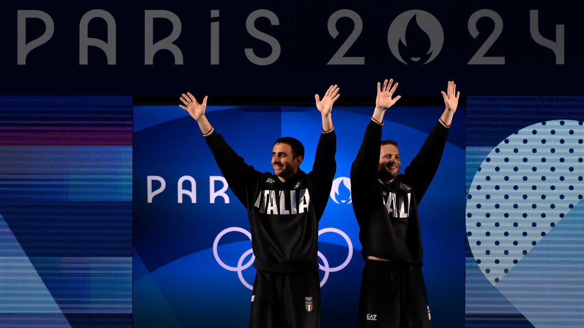 FINOfficial_'s tweet photo. 👏🏻 QUARTI TRA LE STELLE
Giovanni Tocci e Lorenzo Marsaglia sono quarti con 403.5 punti nella finale diretta del trampolino sincro, dopo essere stati in corsa per una medaglia fino all’ultimo tuffo.
📸 @DBM_Media
#Italtuffi #Azzurri #ItaliaTeam #Paris2024 #Olympics #Diving https://t.co/GnoGapmn4M