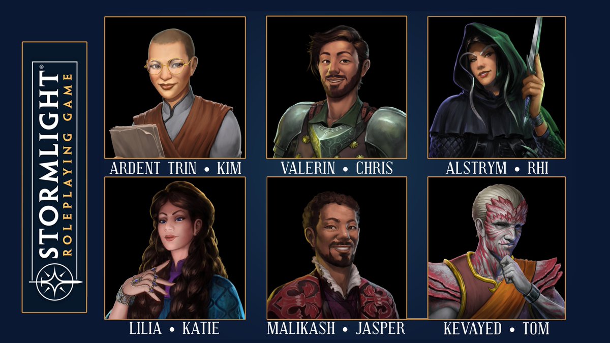 High Rollers (@highrollersdnd) on Twitter photo A Highstorm approaches, it's time to Unite the Radiants!
Join us & the fab <a href="/JW_Cartwright/">Jasper William Cartwright</a> as we embark on an epic adventure, in The Stormlight Archive RPG by <a href="/bwisegames/">Brotherwise Games</a>
🔗kickstarter.com/projects/broth…
We'll be LIVE 7pm BST/2pm ET on Tues August 6th!
💜twitch.tv/highrollersdnd #ad A Highstorm approaches, it's time to Unite the Radiants!
Join us & the fab <a href="/JW_Cartwright/">Jasper William Cartwright</a> as we embark on an epic adventure, in The Stormlight Archive RPG by <a href="/bwisegames/">Brotherwise Games</a>
🔗kickstarter.com/projects/broth…
We'll be LIVE 7pm BST/2pm ET on Tues August 6th!
💜twitch.tv/highrollersdnd #ad