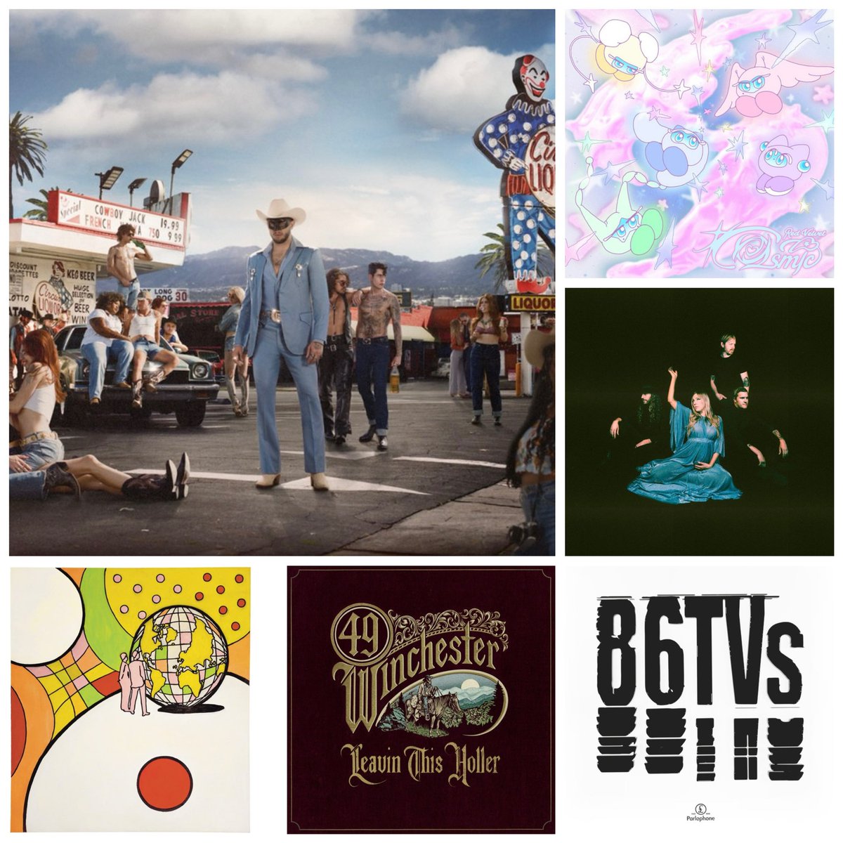 New releases this week from:

<a href="/orvillepeck/">Orville Peck</a> <a href="/RVsmtown/">Red Velvet</a> #BluesPills <a href="/86TVsband/">86TVs</a> #PersonalTrainer <a href="/49winchester/">49 Winchester</a> &amp; more!

#NewMusicFriday #playlist #NMF