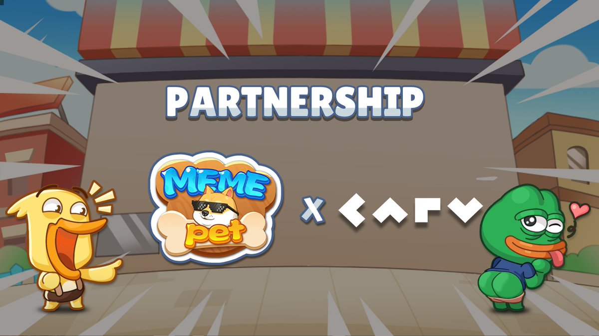 memepet_game's tweet image. Game On 

🎮@carv_official