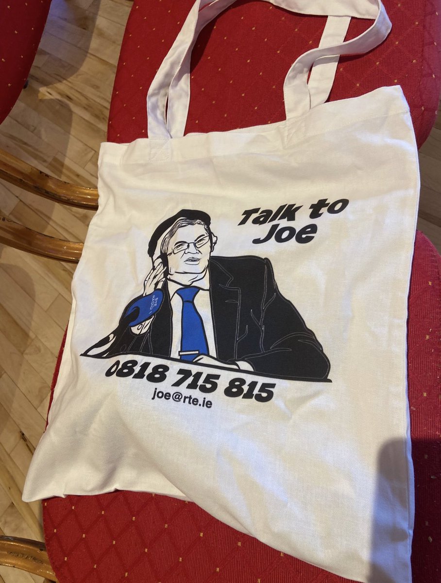 Funny Friday at <a href="/woodforddolmen/">Woodford Dolmen Hotel</a> today! 🎉 

First 50 through the door get a #TalkToJoe tote! 🕺 👜👜👜

Doors at 12pm for a special #Liveline in Co. Carlow