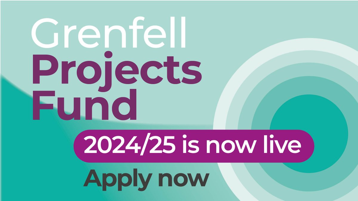The Grenfell Projects Fund is back! Apply now if you are a North Kensington community organisation with an idea for a project that could help strengthen the local community. Deadline Monday 30 September.

Find out more: rbkc.gov.uk/grenfell-respo…