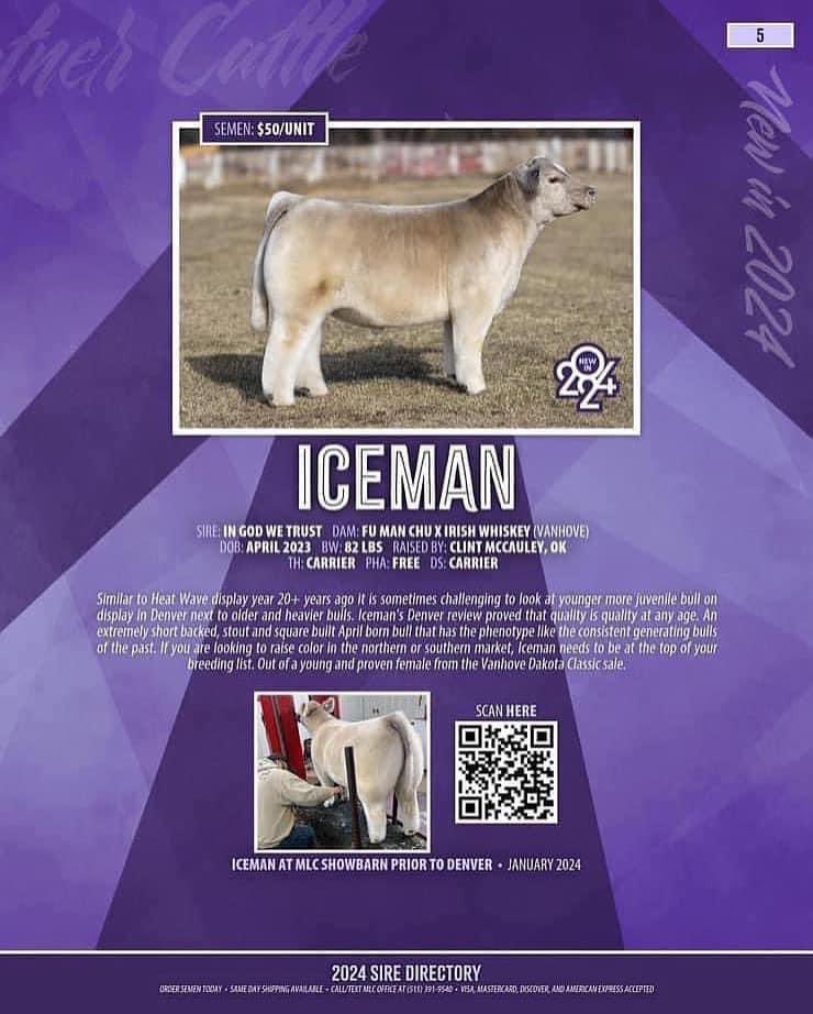 mattlautner's tweet image. #Friday #Aug2 

UPS Shipped Tank Heading To Hereford Vet Clinic Monday August 5, 2024 : Our 2nd Shipment This Week 

Call:Text Matt Lautner @ 515.450.2800 To Have Iceman &amp;amp; New World Order &amp;amp; Mafia Max Semen Added To The Shipment For No Added Charge 

Deadline: 3 PM Monday