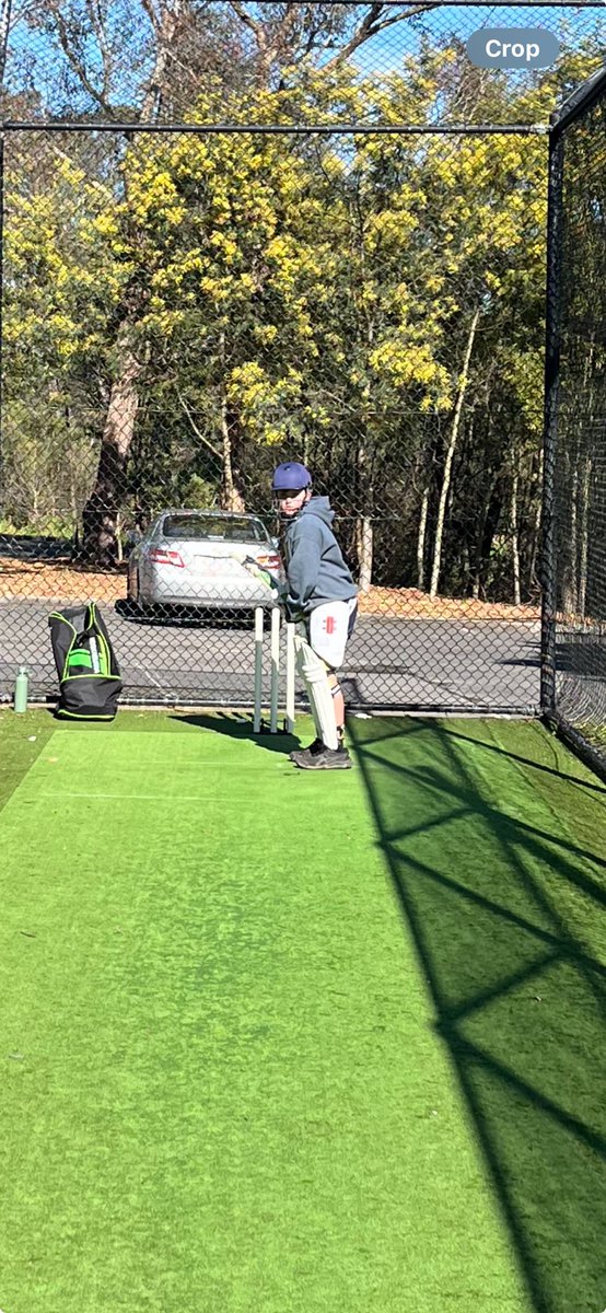 The start of a long summer of cricket 🏏 kicked off today! Young fella might be for a big season too. 🛩️