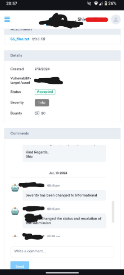 Hack0Shiv's tweet image. Informational, but the target is interesting, i found a few reflections, just tryna make some bs xss payloads to see what happens. If anyone knows RXSS, abusing S3 perms or general collab. Hit my DM. (Reposted from my Linkedin)