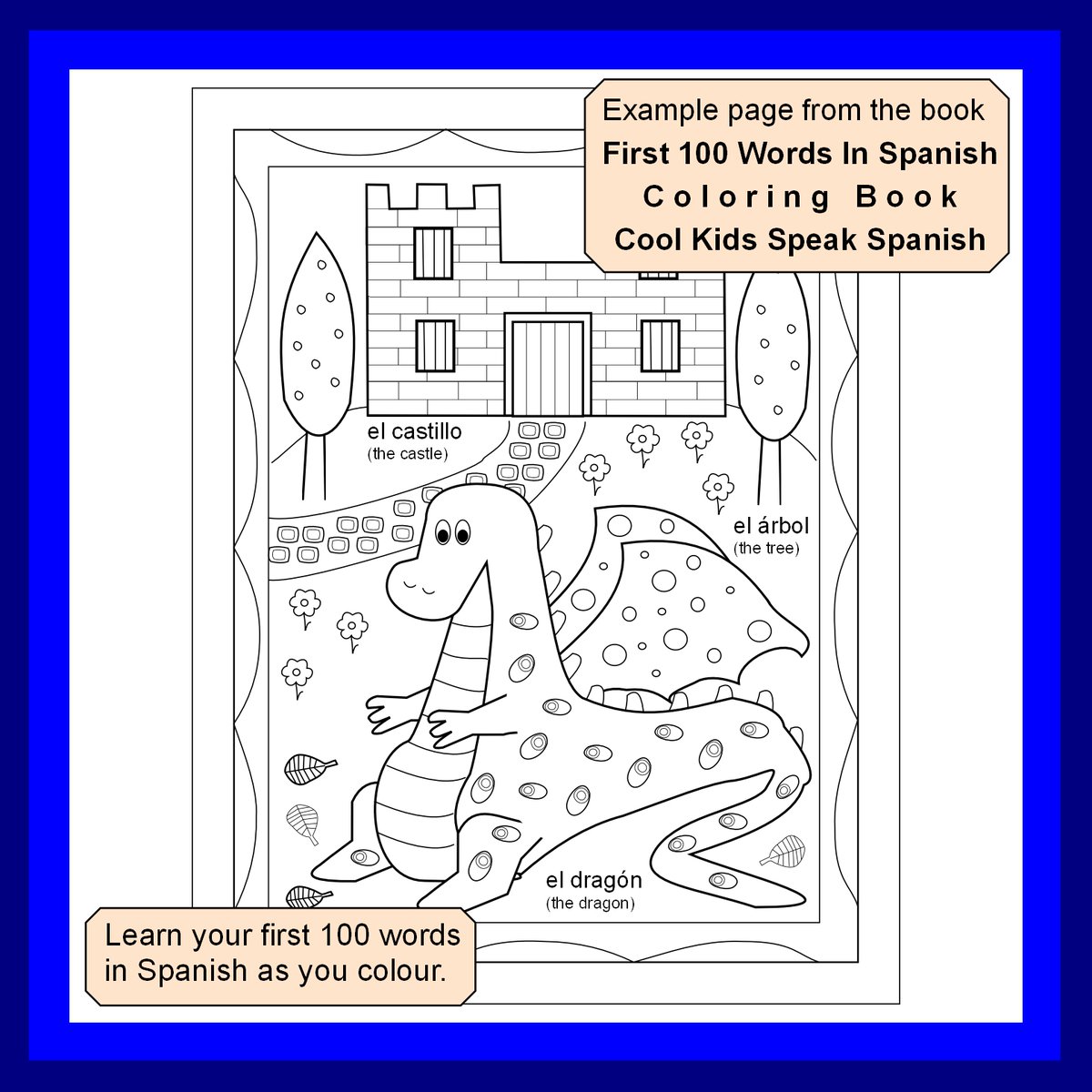 FunSpanish_kids's tweet photo. Hope you are all enjoying the school summer holidays!  My book First 100 Words In Spanish Coloring Book Cool Kids Speak Spanish is great for kids to do while they are on their summer holidays. Amazon link is https://t.co/Ot4pVlgaoW RRP £4.99 #LearnSpanish #SpanishForKids #Spanish https://t.co/NDxhieVwhl