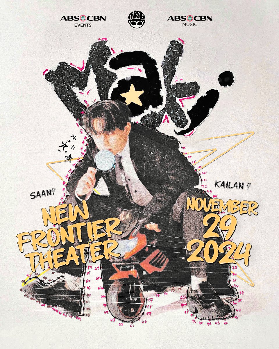 at baka biglang magkita pa tayo sa... CONCERT NI MAKI ⁉️

Saan?
📍 New Frontier Theater
Kailan?
📆 November 29, 2024

Bakit? Kasi ikaw, ikaw ay dilaw 💛

More details soon! 👀