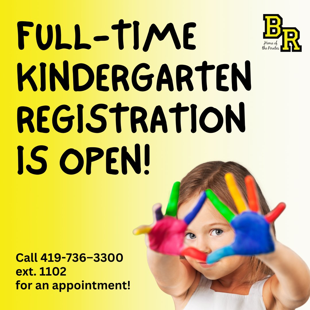 Black River Full-time Kindergarten Registration is open!

Visit this link to register your child for the 2024-25 school year: brnw.ch/21wKnMI.

For any questions, please contact Mary Stefanik at 419.736.3300 extension 1102 or mstefanik@blrv.org.