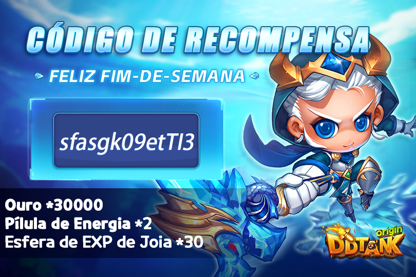 ddtankoriginbr's tweet photo. Caros DDTankers,
Bom fim-de-semana! Aqui é nosso código de presente desse semana! 🔥
✨ cód.: sfasgk09etTI3
⏳válido: 10/08/2024 https://t.co/Pm7eIGaEBi