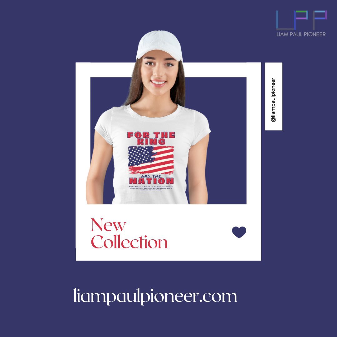 pastordoc's tweet photo. Check out our new “For The King and The Nation” swag! #shopping #design #fashion #patrioticswag #usatshirts #tshirts #america #Jesus #faithclothes #2024election
https://t.co/qrKm7ky7nI https://t.co/EN7vHTEk6I