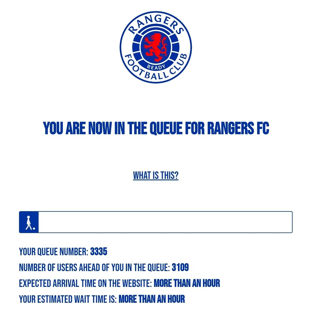 Cam__006's tweet photo. Thought moving to the new ticketing site was going to stop this nonsense 😒 @RangersFC https://t.co/SfunL0kOQR