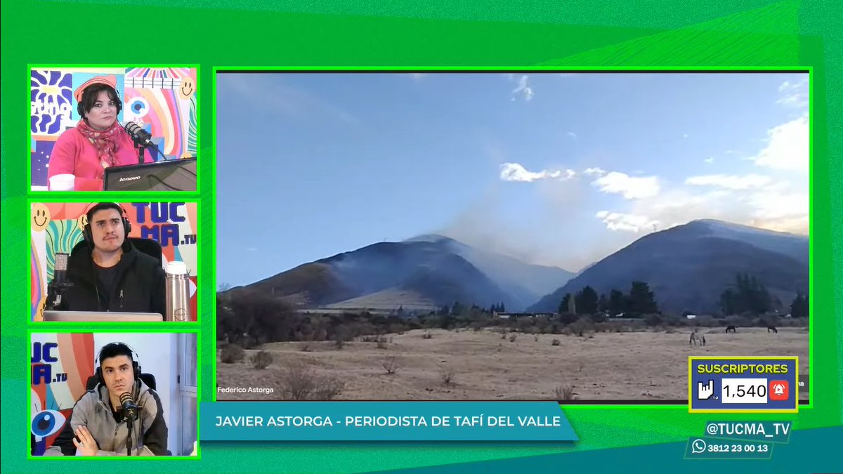 CorreaLucasss's tweet photo. #AHORA el periodista @jfastorga nos muestra la situación actual en #TafiDelValle
🗣"El vecino está con mucho miedo, es histórico esto"
🗣"Ayer llegó a 50 metros de la planta de electricidad"
#MilDisculpas @Tucma_Tv https://t.co/Qx7vnmntt0
