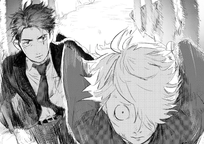 あと少しずつ次の漫画のプロットが形を成してきて、前から漫画で父を描きたかったんですけど(出番的に)描けそうにないな…と思って前の漫画で全面に父を出したんですが(本当はこのシーン💧さんが前を走ってた)次はたくさん描けそうで嬉しいです☺1話足して良かった✨ 