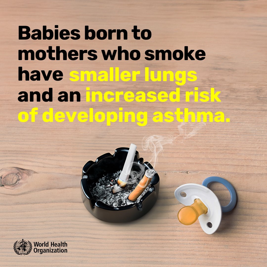 WHO's tweet photo. Protect tiny lungs! Second-hand smoke increases #asthma risk in children.

Learn more:  https://t.co/Dhk1PwTFCS https://t.co/VgUX3nd3HY