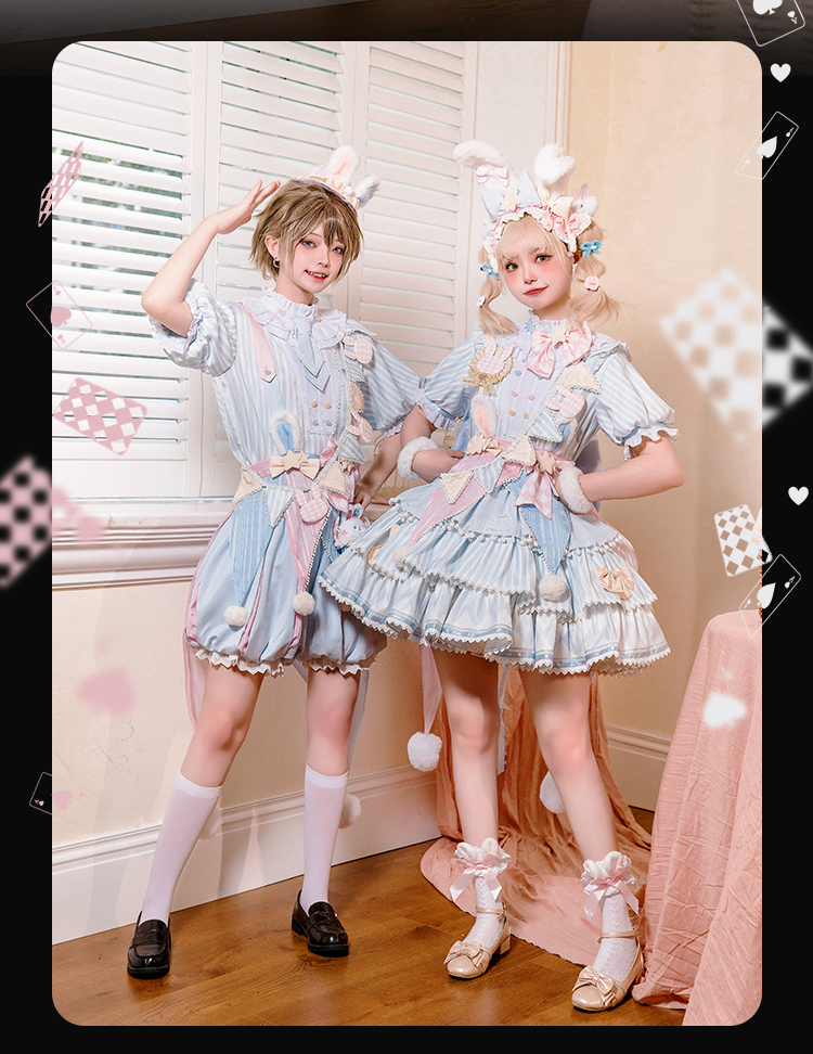 【しゃも・:*⭐︎】ロリータワンピース プラスサイズ】Lady Fruit 半袖ワンピース - ワンピース