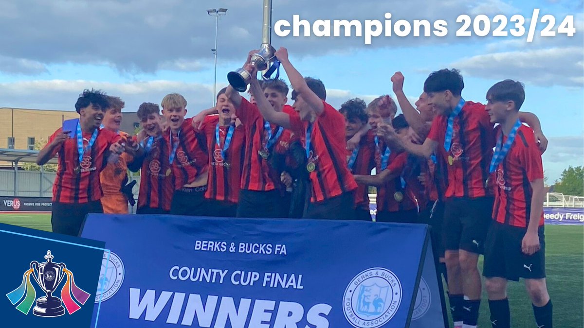 🏆 <a href="/BracknellTownFC/">Bracknell Town FC</a> are the reigning U16 Youth Cup Champions 2023/24 #BBFACountyCups