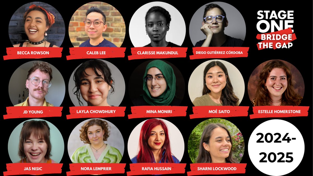 StageOneNewProd's tweet photo. 🌟HERE THEY ARE! 🤗

We're pleased to introduce our Bridge the Gap cohort for 2024-25! 
So excited to work with this brilliant group &amp; have their enthusiasm &amp; insights contribute to Stage One this year! 
Click below to read more bout these fab producers⬇️

https://t.co/rdixO1OIKz https://t.co/m5o8Pbh2EF