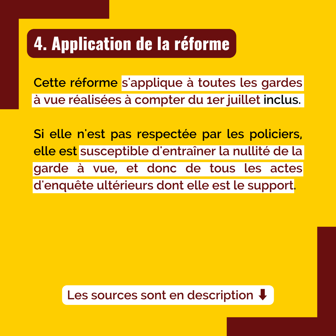 [📷 Réforme du cadre de la GAV 📷]
Le droit français s'aligne sur le droit européen : la dernière réforme de la garde à vue (loi n°2024-364) est active depuis le 1er juillet 2024. On vous explique !