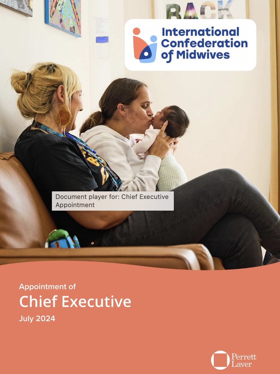 Lia Brigante (@lia_bri) on Twitter photo We are currently on the search for a new Chief Executive at ICM <a href="/world_midwives/">International Confederation of Midwives</a> .
📍The role will be based in The Hague, the Netherlands.
🗓️The deadline for applications is 9am CEST on Monday 19th August.
To apply please visit lnkd.in/dbfyNbqe We are currently on the search for a new Chief Executive at ICM <a href="/world_midwives/">International Confederation of Midwives</a> .
📍The role will be based in The Hague, the Netherlands.
🗓️The deadline for applications is 9am CEST on Monday 19th August.
To apply please visit lnkd.in/dbfyNbqe