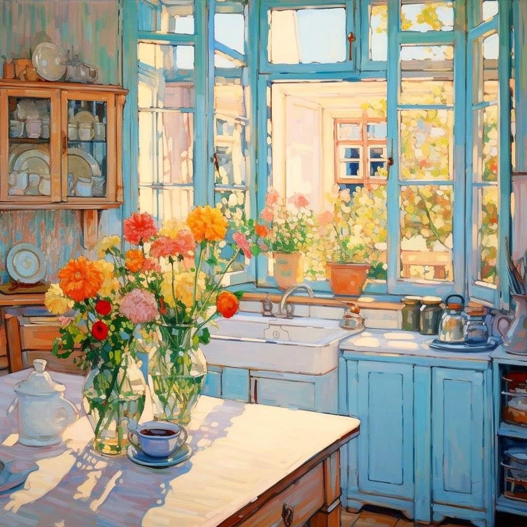 Same artist as the last one Kaoru Yamada 
Another lovely room