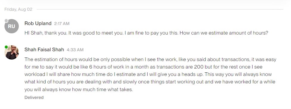 I am very pleased to share that for our utility 4, we found our first client that has agreed to hire us. This is a small milestone but a big step towards a better future of our utility 4. 

I thought to share the joy with you guys

-Shah

Website of Utility 4 :