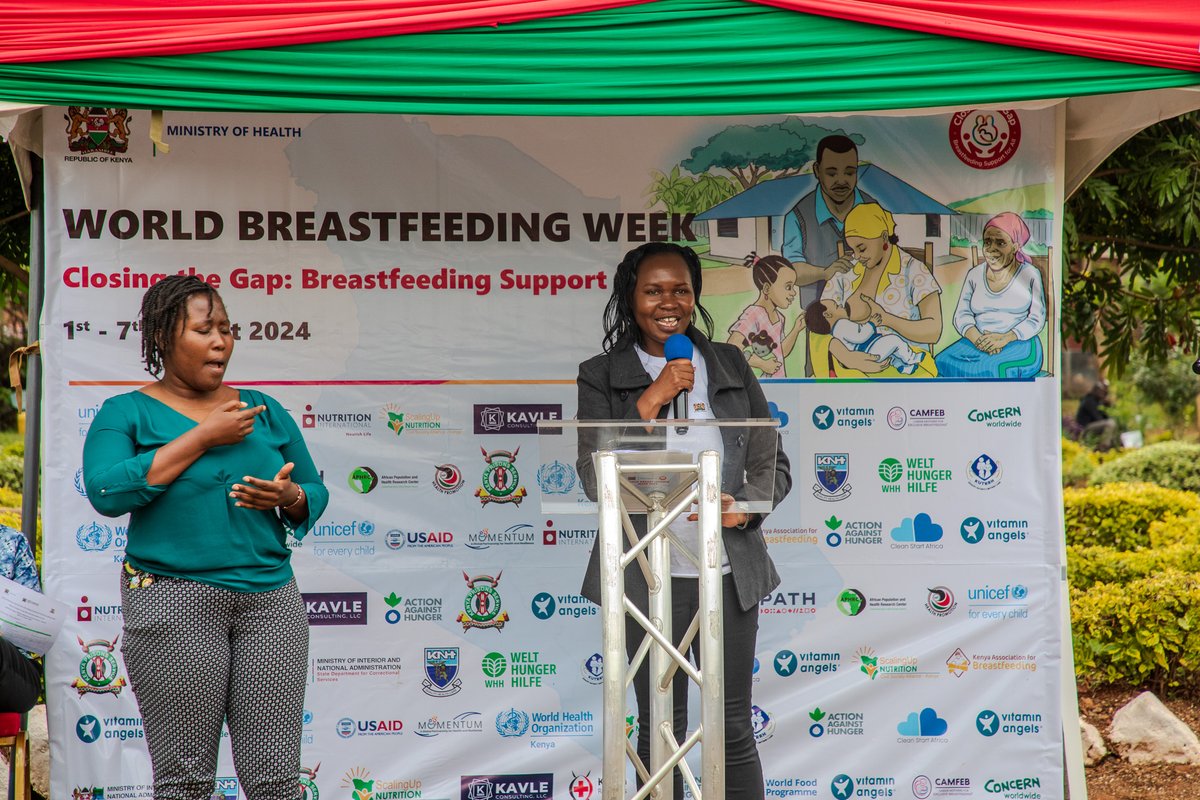 ACFinKenya's tweet photo. Partnering with @MOH_Kenya and others, we aim to ensure every child thrives with the power of breastmilk and to create a supportive environment for #breastfeeding mothers.
#WorldBreastfeedingWeek2024 https://t.co/fhUD0FG7XX