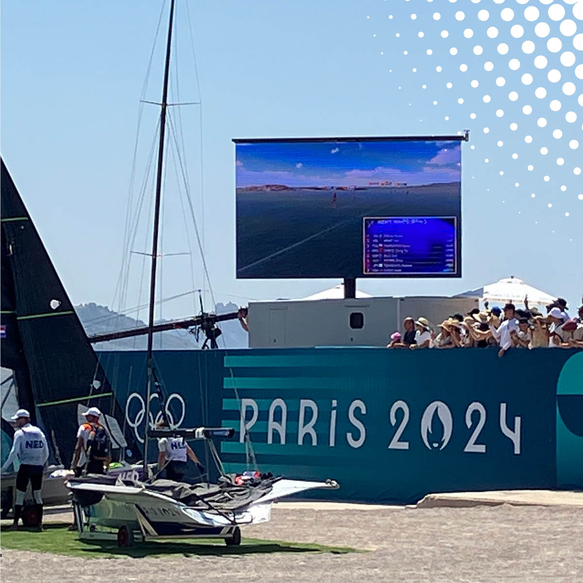 UNADEV_France's tweet image. Ce jeudi 1er août, quatre bénéficiaires et bénévoles de Marseille ont visité le village olympique de voile à Marseille. 🌞

Au programme : balade sur le site de la Marina d&apos;où partent les bateaux  et suivi des courses Skiffs hommes et planches à voile.⛵

#Unadev #JO #Marseille