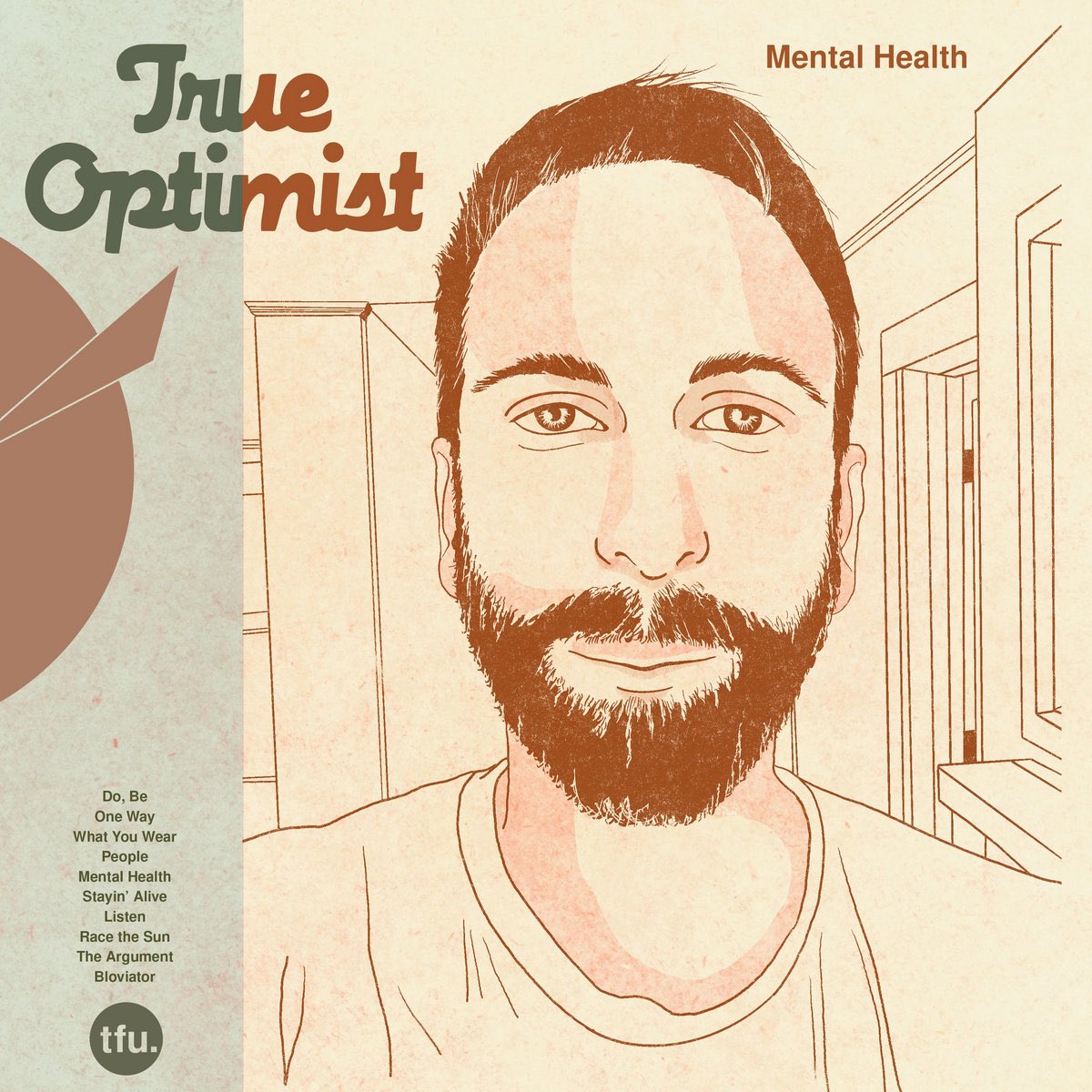 SelfAwareNC's tweet photo. Mental Health, the new album by True Optimist is officially out now wherever you listen to music!! You can also pick up a t-shirt 👕

FFO: post-disco, cumbia &amp; post-punk

SPOTIFY: https://t.co/fbTqoERrk3
APPLE: https://t.co/LtKrHShCrF
BANDCAMP: https://t.co/yIoBOQbS9h https://t.co/Gkoj9PmVlu