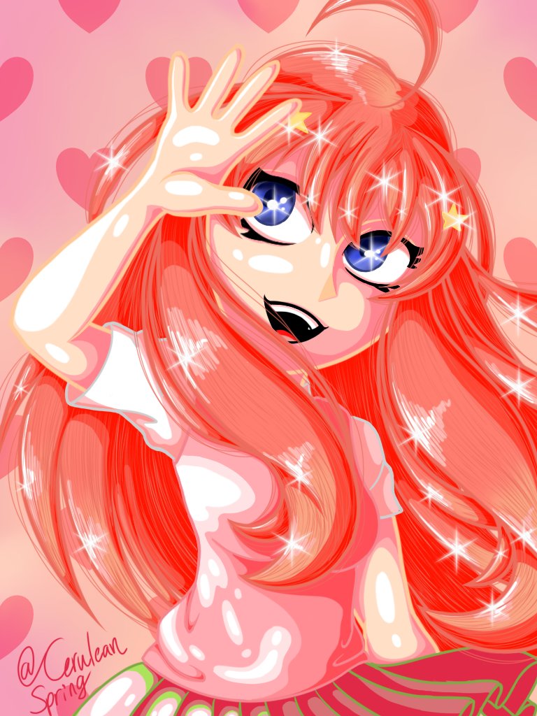 CeruleanSpring1's tweet photo. Itsuki Nakano from the Quintessential Quintuplets 

Do not steal my work

#quintessentialquintuplets #itsukinakano #anime #illustrationart #Illustrator #digitalart #digitalillustration #artist #artistsupport #SmallBusiness #EtsySeller #commissionopen #kawaii https://t.co/l3FoTgqn0B
