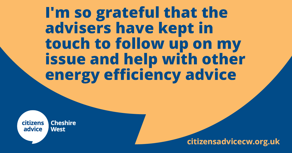 Citizens Advice Cheshire West tweet media