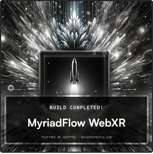 0xMyriadFlow's tweet photo. Just launched MyriadFlow WebXR on Backdrop Build! https://t.co/CraoYSU95R #BackdropBuild https://t.co/iOToCXbTzi