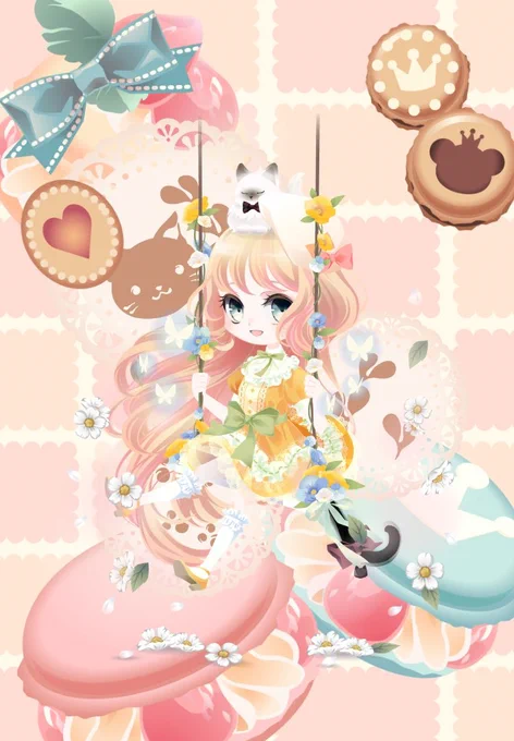 conpeito by SELFY ()っていうアプリでうちの子のセルフィを作ってみました(*'ω'*) 分かりやすい操作で簡単にかわいいキャラクターが作れるのでおすすめです。 かわいい衣装や素材もたくさん! 7/24～8/13の間でキャンペーンもやってるみたいなのでぜひ参加してみてください! #PR