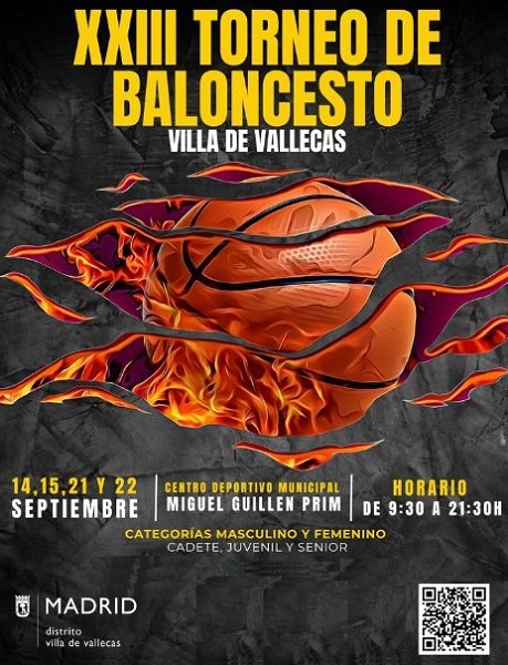 JMDvivallecas's tweet photo. 📢Ya queda menos para celebrar las fiestas de #VillaDeVallecas, participando en tu deporte favorito.

🏀 7-8/09/2024: XVIII Torneo de 3x3 Baloncesto
⚽ 7-8/09/2024: IX Torneo de Fútbol 7
🏀 14 al 22/09/2024: XXIII Torneo de Baloncesto

📍CDM Miguel Guillén Prim

ℹ👇 https://t.co/bnxIM9vjUF