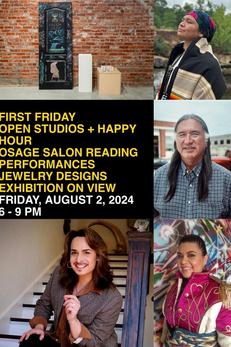 Are you free this Friday? Join us for an unforgettable evening from 6 to 9 p.m. at 112 N. Boston Ave., Tulsa. Come and see Welana A. Queton and her installation unveiling!!