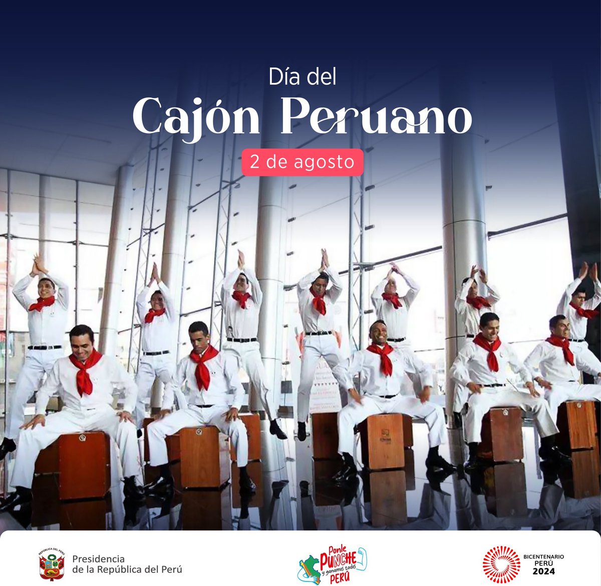 Hoy celebramos el cajón peruano, instrumento de percusión con profundas raíces afroperuanas. Cada golpe refleja la pasión y alegría de nuestro pueblo. ¡Unámonos a esta celebración de nuestra rica cultura! 🇵🇪 #CajónPeruano #CulturaPeruana