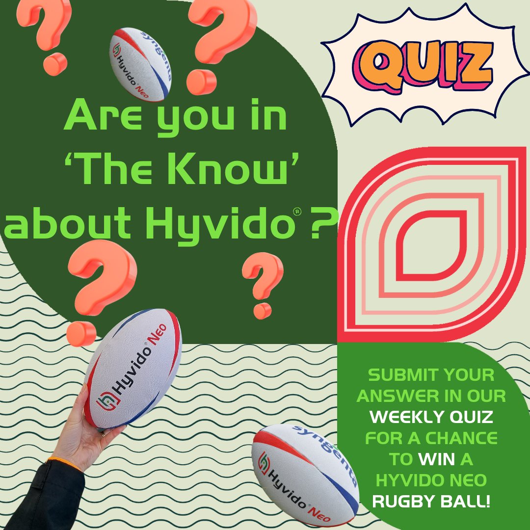 ✨ Let's get Quizzical! ✨ QUESTION 1 of the #HYVIDO Quiz 2024 is here! Click on the link, submit your answers &amp; information to be in for the chance to #WIN a HYVIDO rugby ball! The first 5 lucky winners will be pulled out on 15th Aug 🎉 Good luck! 🏉 bit.ly/3Yr7lNS