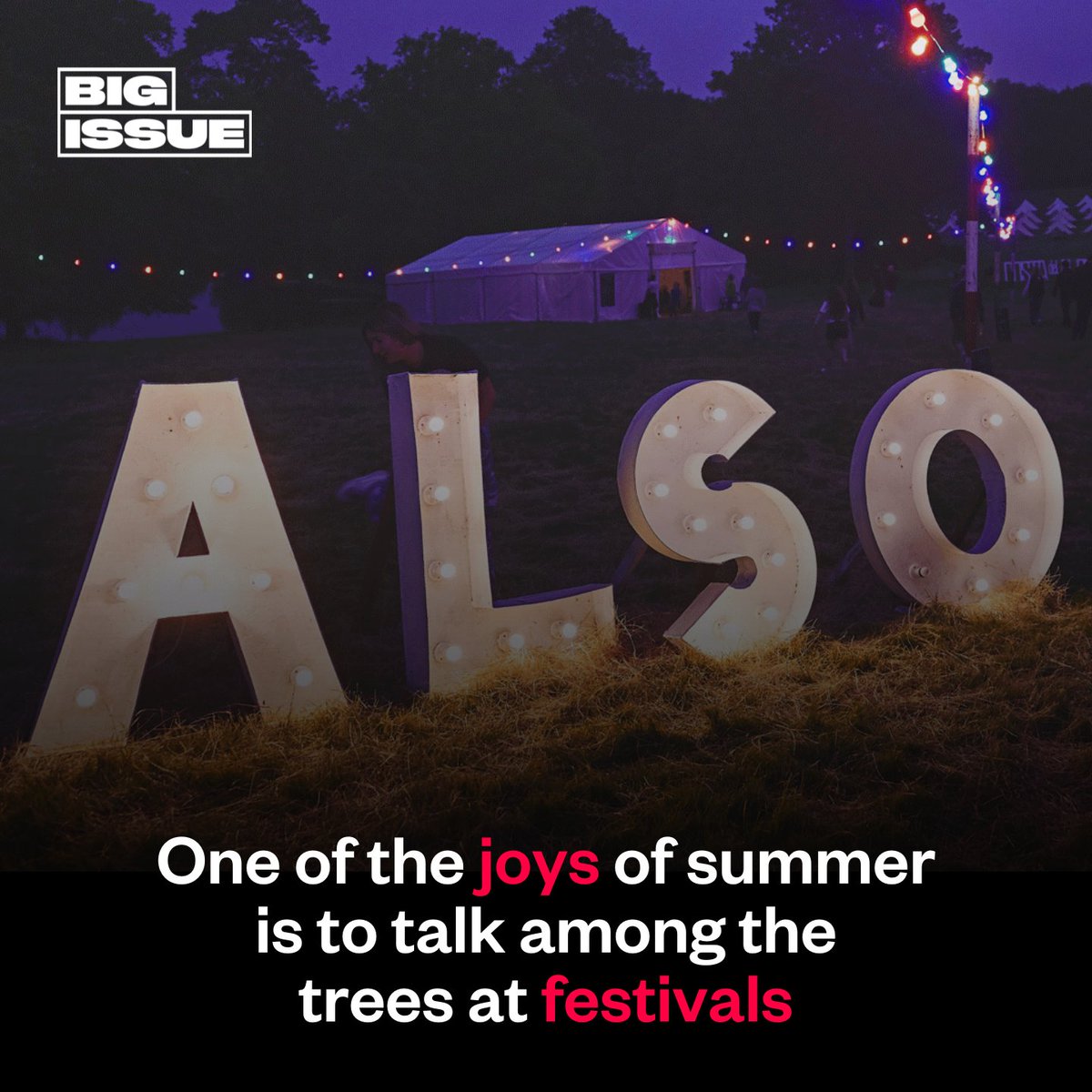 In this week's column, Robin Ince speaks about his time at <a href="/AlsoFestival/">ALSO</a> which reminded him of the power of learning surrounded by nature. 🌱📚

Read his thoughts. ⬇️
bigissue.com/opinion/robin-…