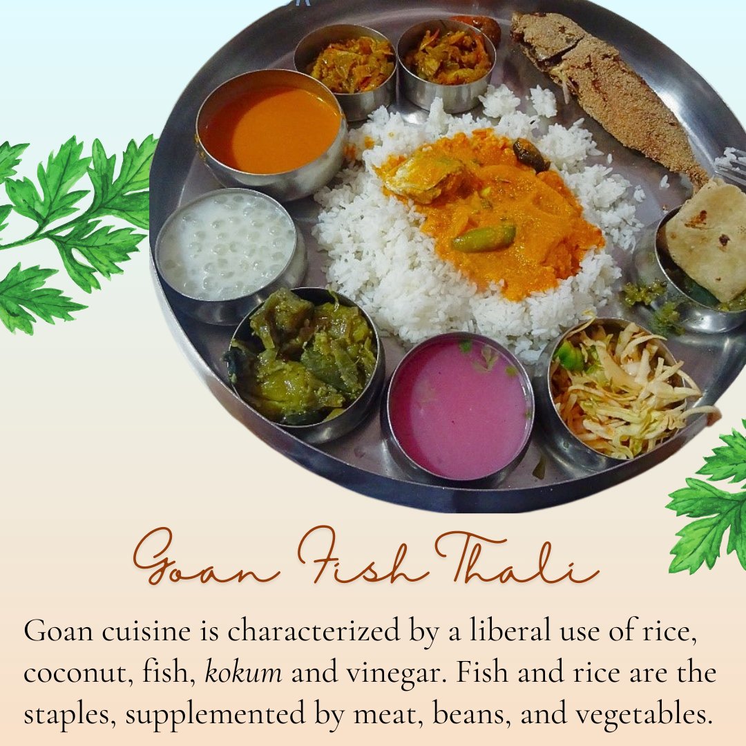 _IndianCulture's tweet photo. Read more about Indian cuisines at https://t.co/FW5jgPTDcp 

#Goancuisine #foodofgoa #goa #goatourism #goalocalfood #goatraditionalfood #mackarel #portuguesepao #pao #goanfishthali #goanthali #prawnvindaloo #vindaloo #pomfret #shark #tuna #rice #fish #kokum #prawn #indiancuisines https://t.co/4XTfAXHCPA