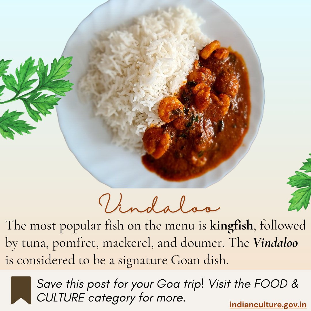 _IndianCulture's tweet photo. Read more about Indian cuisines at https://t.co/FW5jgPTDcp 

#Goancuisine #foodofgoa #goa #goatourism #goalocalfood #goatraditionalfood #mackarel #portuguesepao #pao #goanfishthali #goanthali #prawnvindaloo #vindaloo #pomfret #shark #tuna #rice #fish #kokum #prawn #indiancuisines https://t.co/4XTfAXHCPA