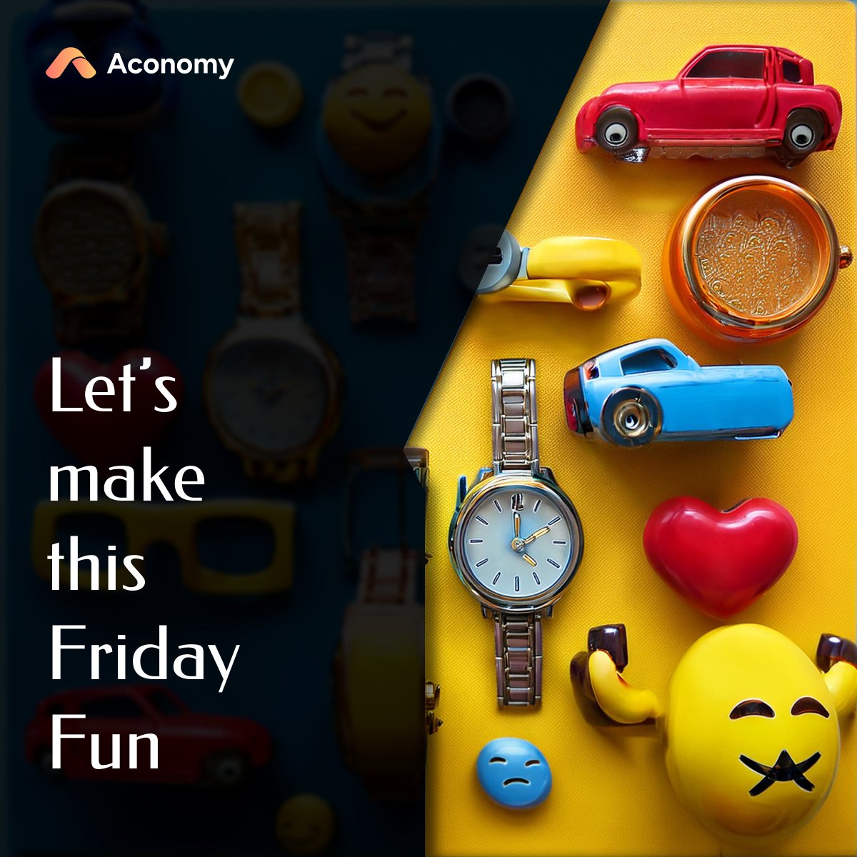 🤟Ready for some weekend fun? Let's play an emoji quiz!🎲
Can you guess these collectibles?
⏰🎨🃏 

Drop your guesses &amp; share your favorite collectible in emojis! 😎👇

#aconomy #Tokenization #Collectibles #Marketplace #RWAs #Traders #collection #FunFriday #FridayVibes