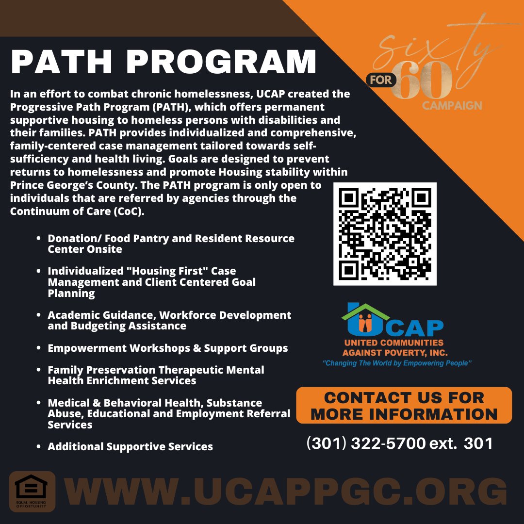 From street outreach to securing housing, our PATH team is there every step of the way. Your $60 donation helps us continue this vital work. 💼 #UCAPPATH #DonateNow ucappgc.org