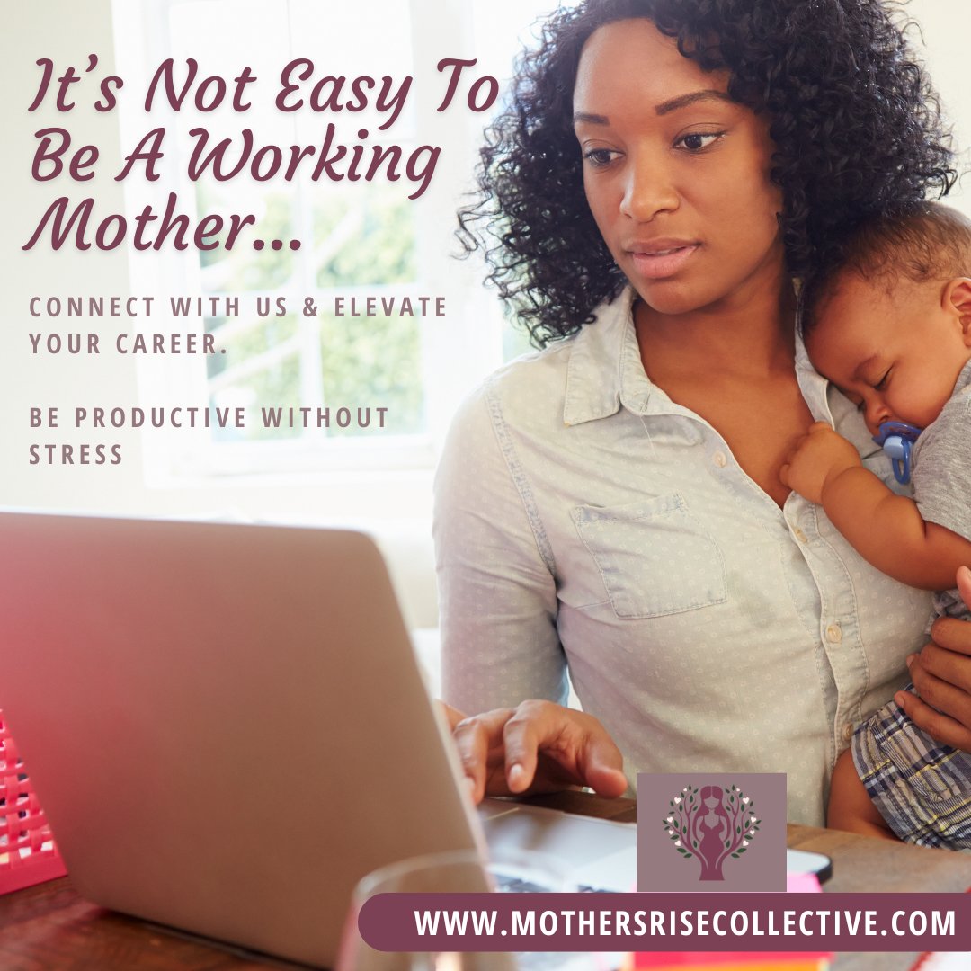 It’s Not Easy To Be A Working Mother
CONNECT WITH US &amp; ELEVATE YOUR CAREER

🌟 Schedule a free consultation now on mothersrisecollective.com🌟

.
#WorkingMom #CareerGrowth #StressRelief #Motherhood #LifeCoach #CareerCoach #MomLife #Empowerment #WomenSupportingWomen #WomenInBusiness